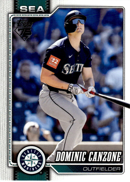 2026 Topps #156 Dominic Canzone NM-MT Seattle Mariners 