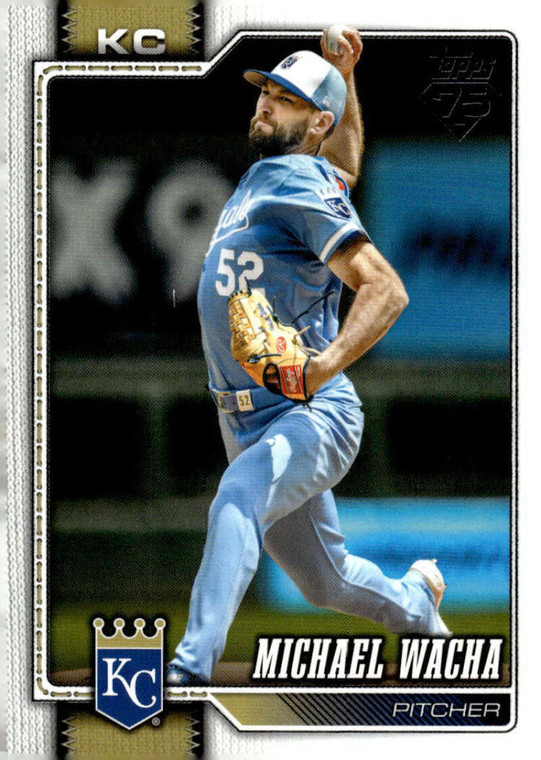 2026 Topps #190 Michael Wacha NM-MT Kansas City Royals 