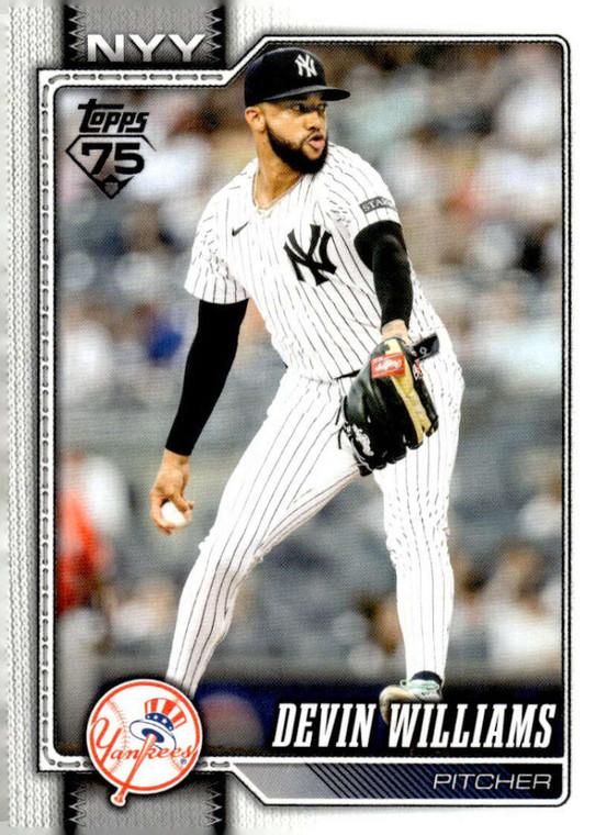 2026 Topps #239 Devin Williams NM-MT New York Yankees 