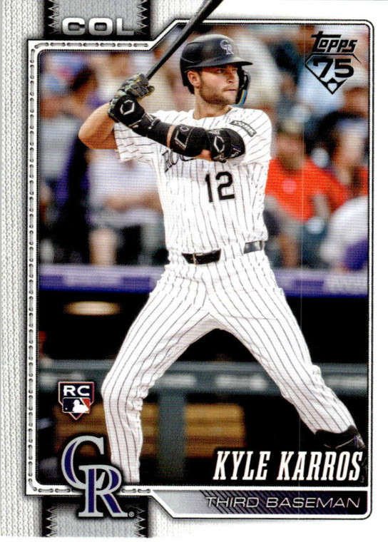 2026 Topps #334 Kyle Karros NM-MT RC Rookie Colorado Rockies 