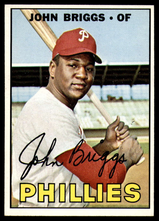 1967 Topps #268 John Briggs VG Philadelphia Phillies 