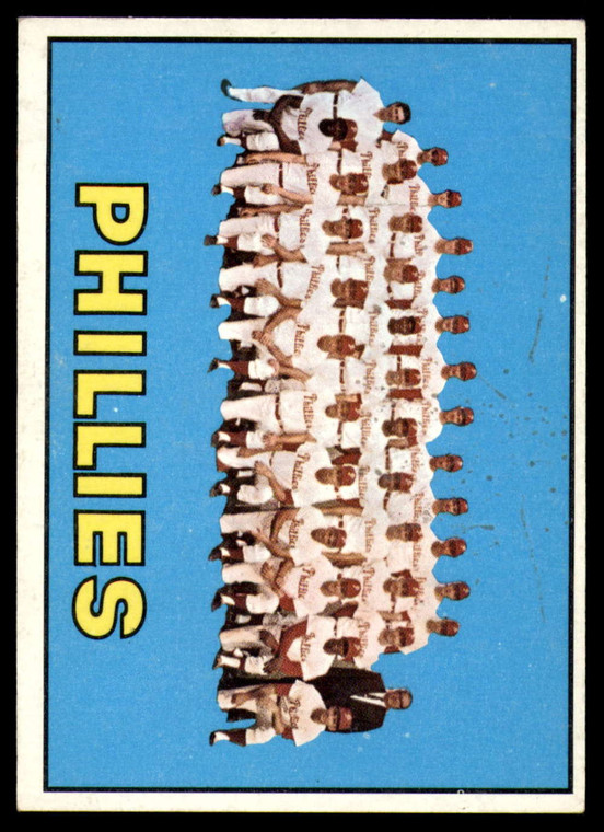 1967 Topps #102 Phillies Team VG Philadelphia Phillies 