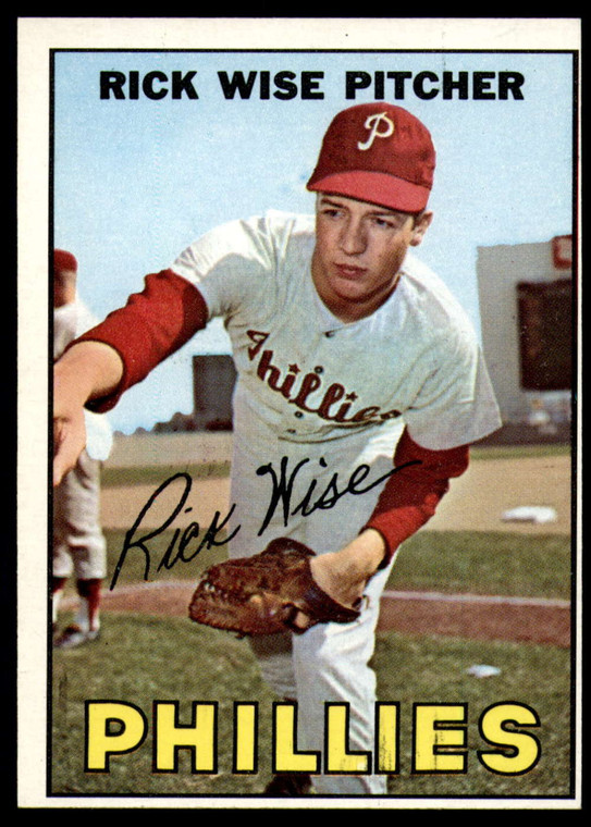 SOLD 130979 1967 Topps #37 Rick Wise VG Philadelphia Phillies 