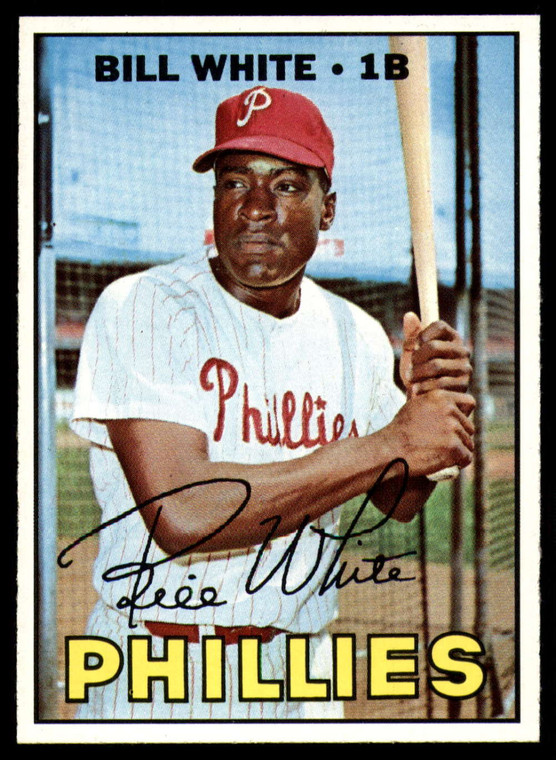 1967 Topps #290 Bill White VG Philadelphia Phillies 