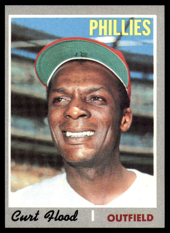 1970 Topps #360 Curt Flood UER VG Philadelphia Phillies 