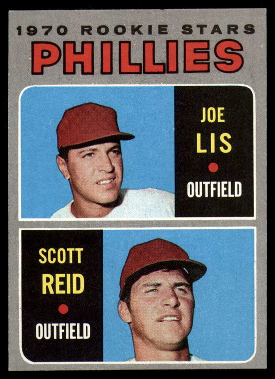 1970 Topps #56 Joe Lis/Scott Reid VG RC Rookie Philadelphia Phillies 