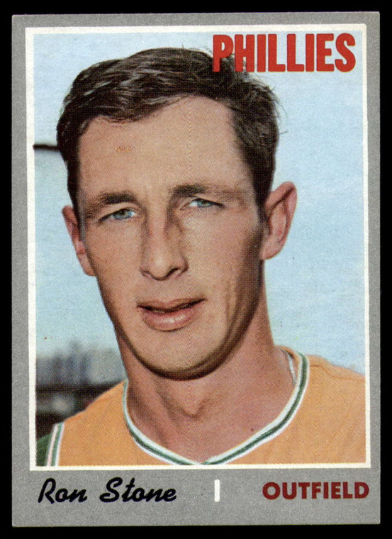 1970 Topps #218 Ron Stone VG Philadelphia Phillies 