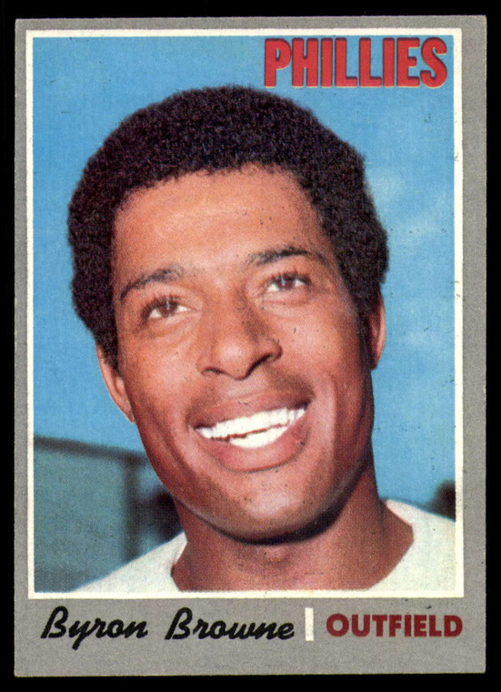 1970 Topps #388 Byron Browne VG Philadelphia Phillies 
