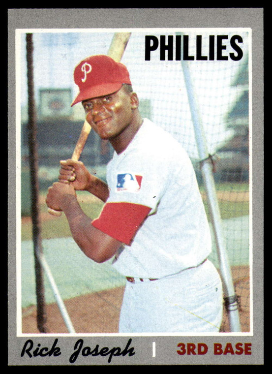 1970 Topps #186 Rick Joseph VG Philadelphia Phillies 