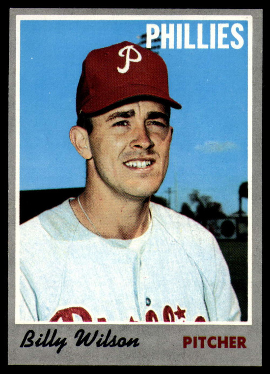 1970 Topps #28 Bill Wilson VG Philadelphia Phillies 