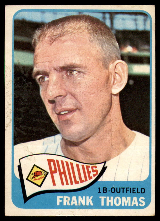 1965 Topps #123 Frank Thomas VG  Philadelphia Phillies 