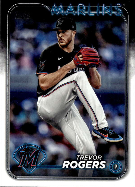 2024 Topps Update #US54 Trevor Rogers NM-MT  Miami Marlins 