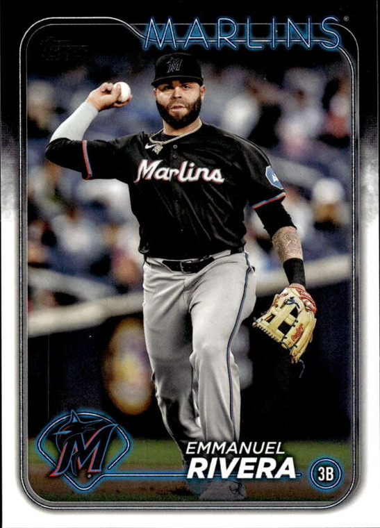 2024 Topps Update #US70 Emmanuel Rivera NM-MT  Miami Marlins 