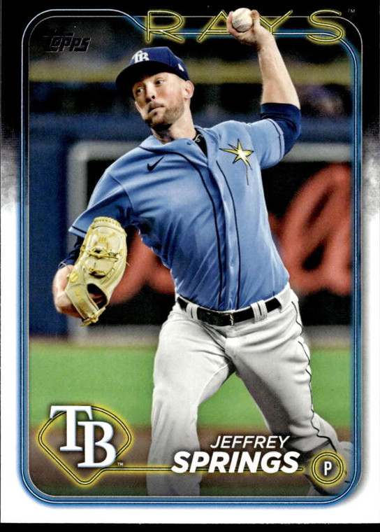 2024 Topps Update #US74 Jeffrey Springs NM-MT  Tampa Bay Rays 