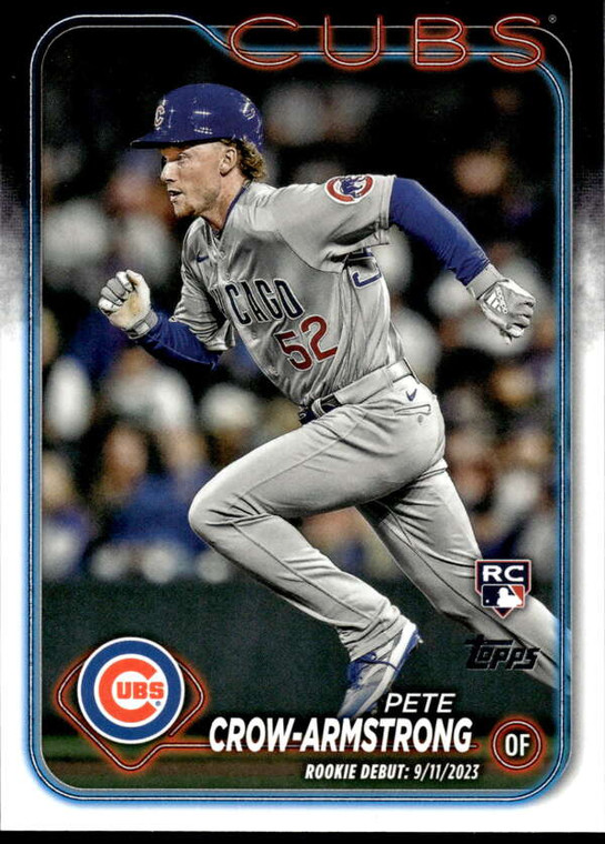 2024 Topps Update #US91 Pete Crow-Armstrong NM-MT  Chicago Cubs 