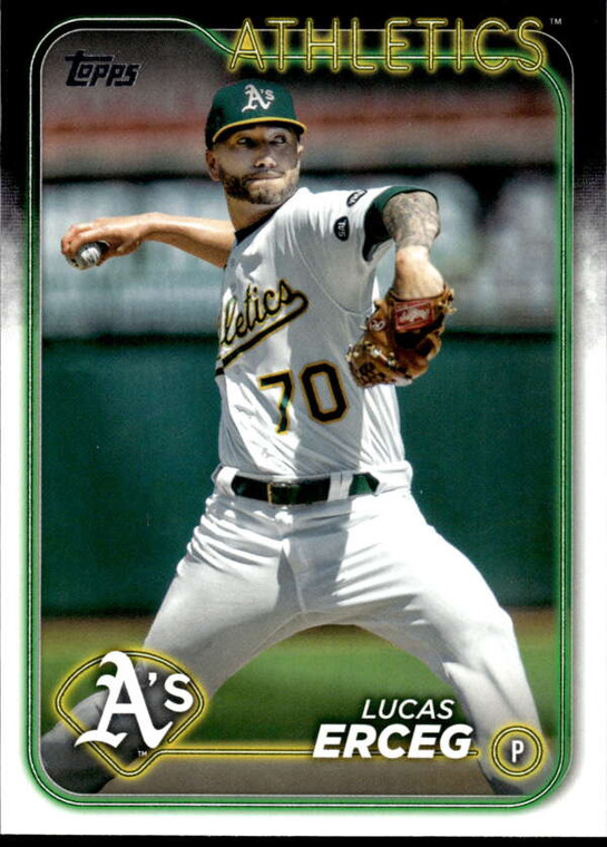 2024 Topps Update #US93 Lucas Erceg NM-MT  Oakland Athletics 