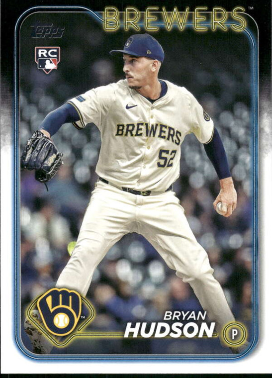 2024 Topps Update #US105 Bryan Hudson NM-MT  RC Rookie Milwaukee Brewers 