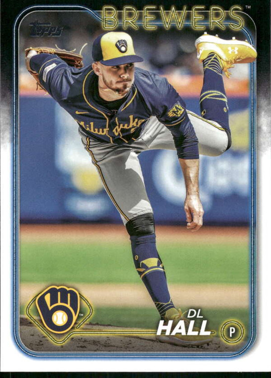 2024 Topps Update #US112 DL Hall NM-MT  Milwaukee Brewers 