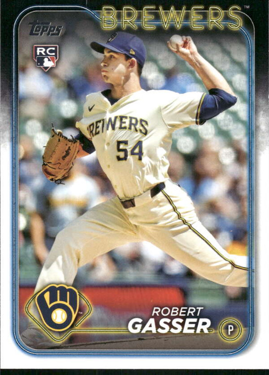 2024 Topps Update #US119 Robert Gasser NM-MT  RC Rookie Milwaukee Brewers 