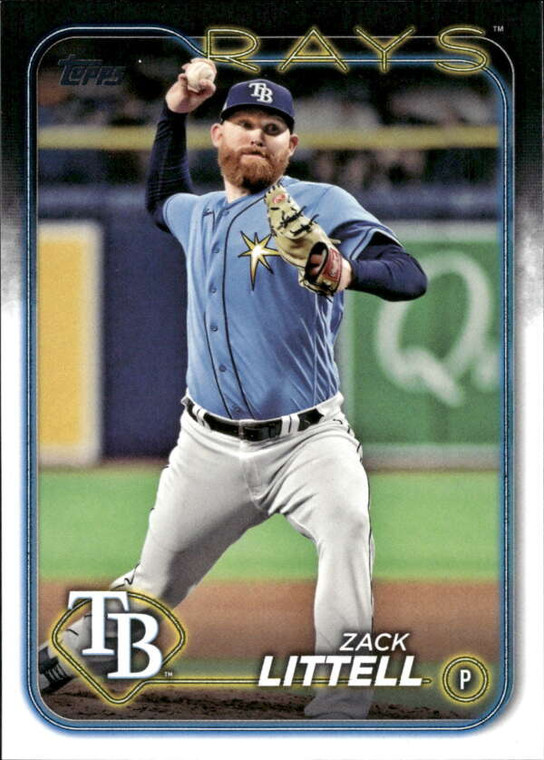 2024 Topps Update #US139 Zack Littell NM-MT  Tampa Bay Rays 