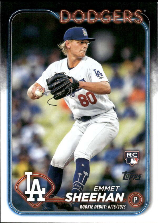 2024 Topps Update #US141 Emmet Sheehan NM-MT  Los Angeles Dodgers 