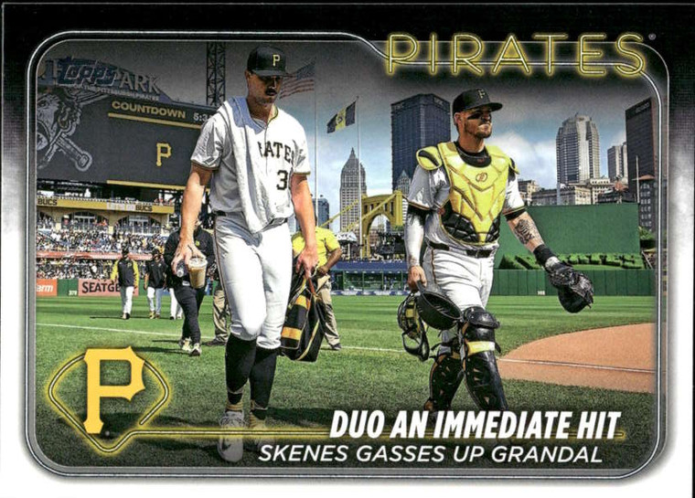 2024 Topps Update #US160 Paul Skenes /Yasmani Grandal NM-MT  Pittsburgh Pirates 