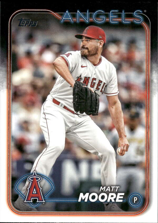 2024 Topps Update #US182 Matt Moore NM-MT  Los Angeles Angels 