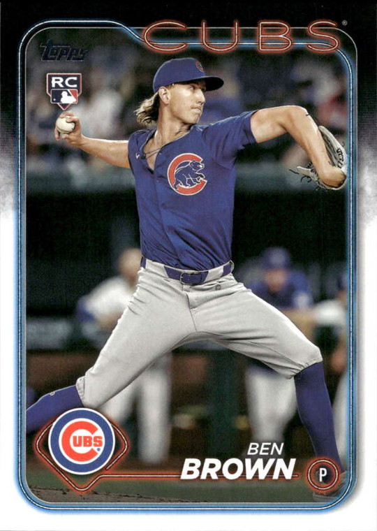 2024 Topps Update #US183 Ben Brown NM-MT  RC Rookie Chicago Cubs 