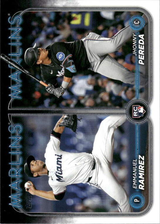 2024 Topps Update #US185 Emmanuel Ramirez /Jhonny Pereda NM-MT  RC Rookie Miami Marlins 