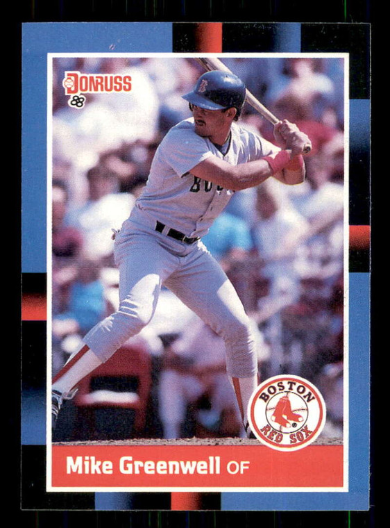 1988 Donruss #339 Mike Greenwell NM-MT Boston Red Sox 