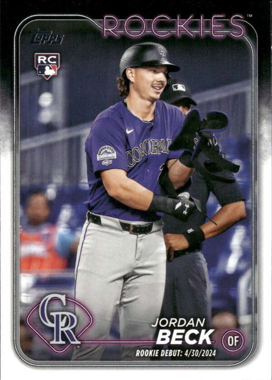 2024 Topps Update #US198 Jordan Beck NM-MT  Colorado Rockies 