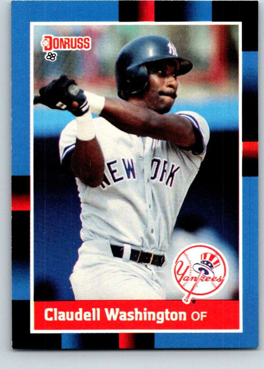 1988 Donruss #340 Claudell Washington NM-MT New York Yankees 
