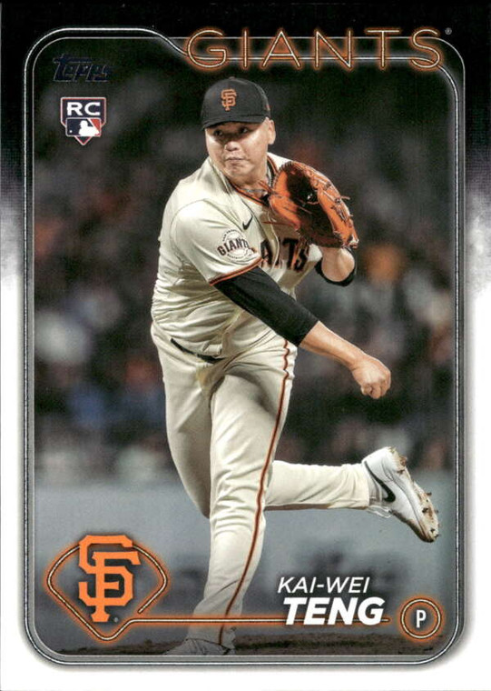 2024 Topps Update #US212 Kai-Wei Teng NM-MT  RC Rookie San Francisco Giants 