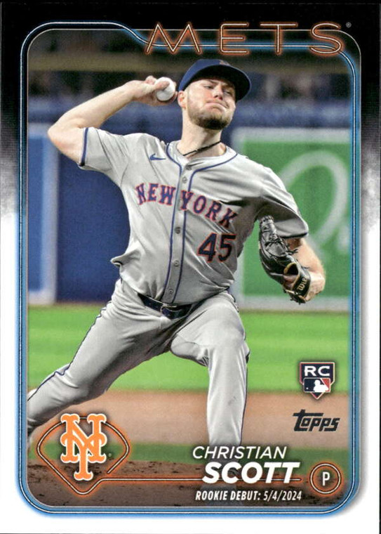 2024 Topps Update #US253 Christian Scott NM-MT  New York Mets 