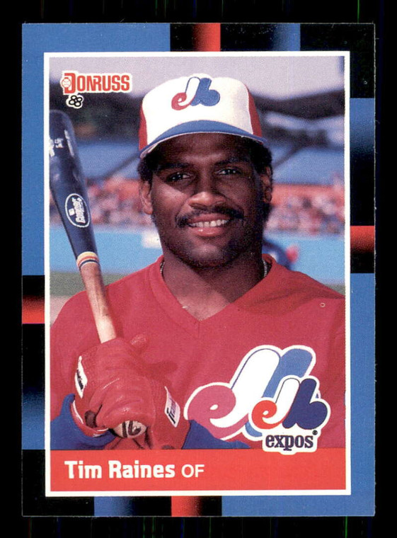 1988 Donruss #345 Tim Raines NM-MT Montreal Expos 