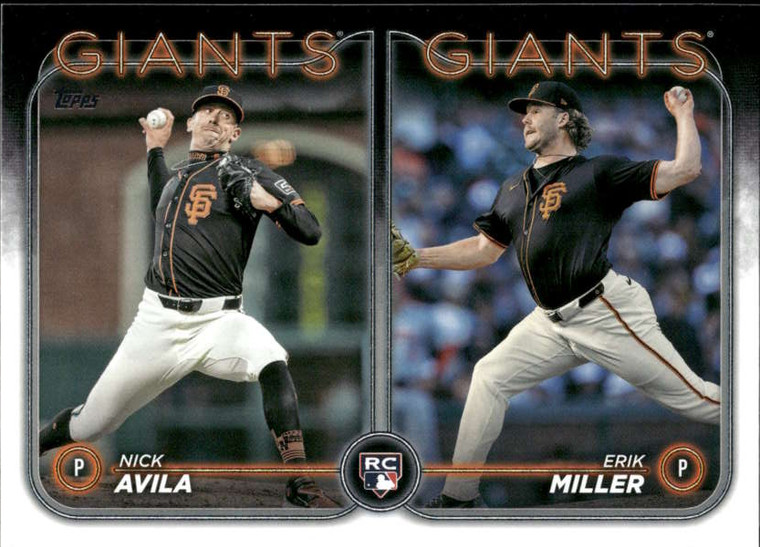 2024 Topps Update #US271 Erik Miller /Nick Avila NM-MT  RC Rookie San Francisco Giants 