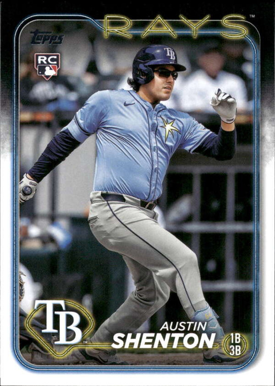2024 Topps Update #US275 Austin Shenton NM-MT  RC Rookie Tampa Bay Rays 