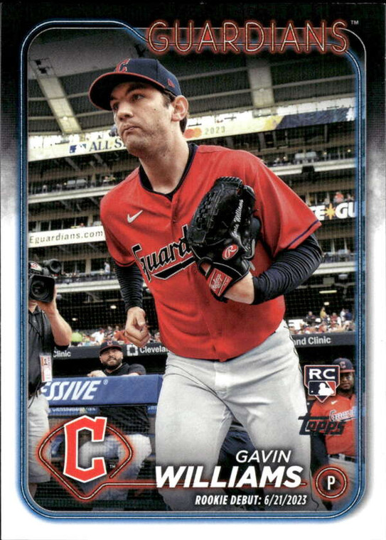 2024 Topps Update #US294 Gavin Williams NM-MT  Cleveland Guardians 