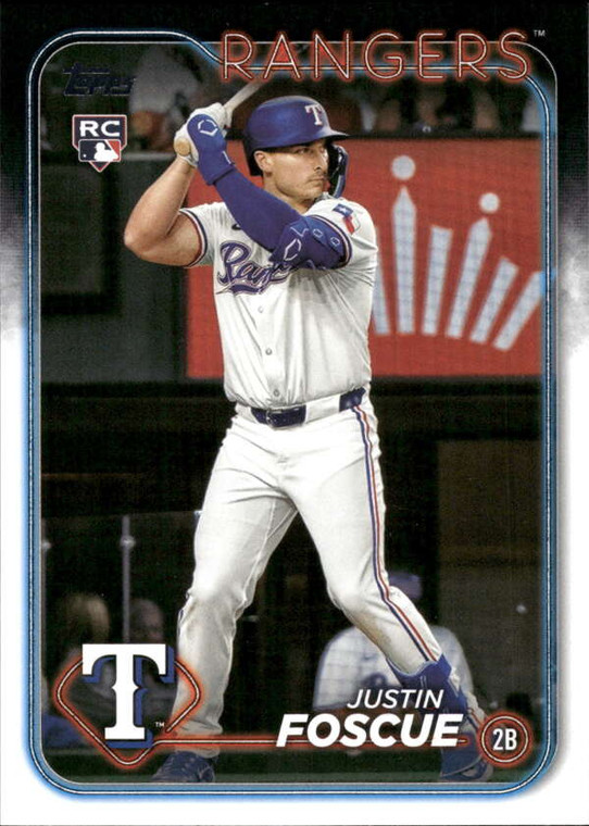 2024 Topps Update #US296 Justin Foscue NM-MT  RC Rookie Texas Rangers 
