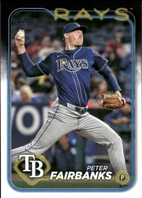 2024 Topps Update #US321 Peter Fairbanks NM-MT  Tampa Bay Rays 