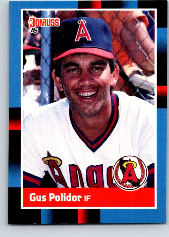 1988 Donruss #356 Gus Polidor NM-MT California Angels 