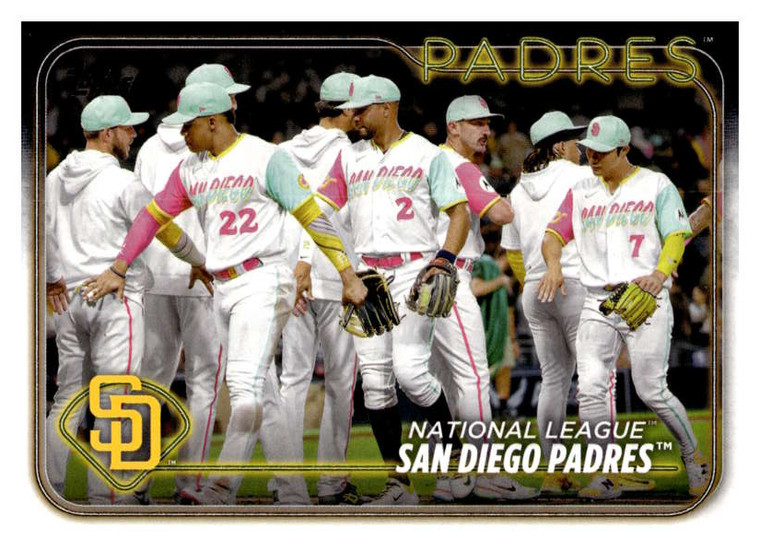 2024 Topps #2 San Diego Padres Team Card NM-MT San Diego Padres 