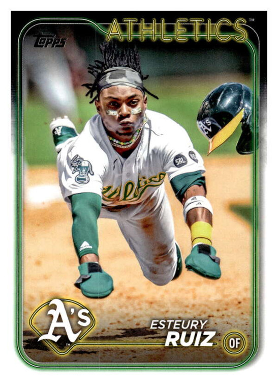 2024 Topps #21 Esteury Ruiz NM-MT Oakland Athletics 