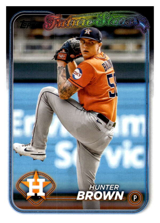 2024 Topps #30 Hunter Brown Future Stars NM-MT Houston Astros 