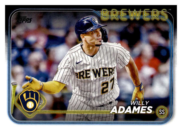 2024 Topps #33 Willy Adames NM-MT Milwaukee Brewers 