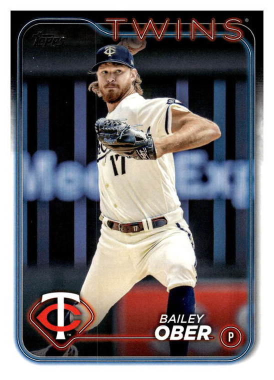 2024 Topps #121 Bailey Ober NM-MT Minnesota Twins 