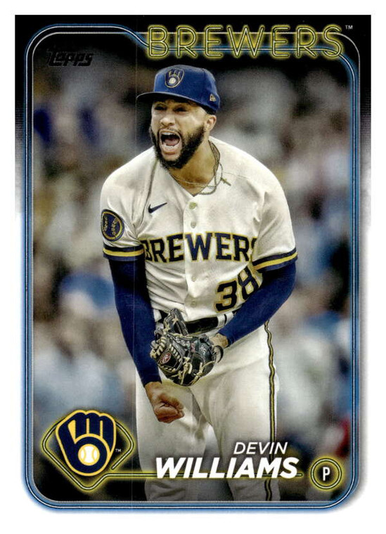 2024 Topps #135 Devin Williams NM-MT Milwaukee Brewers 