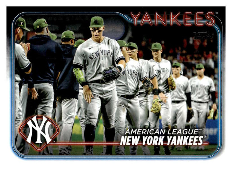 2024 Topps #301 New York Yankees Team Card NM-MT New York Yankees 