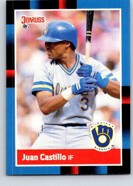 1988 Donruss #363 Juan Castillo NM-MT Milwaukee Brewers 