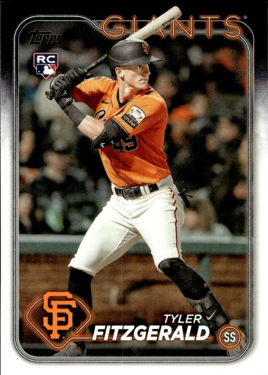 2024 Topps #602 Tyler Fitzgerald NM-MT RC Rookie San Francisco Giants 